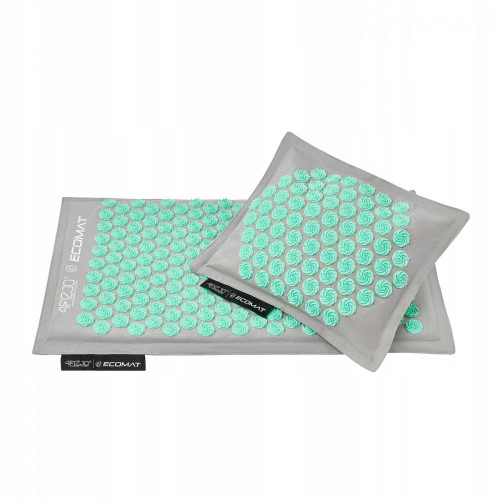 Мат для акупунктури  4FIZJO Eco Mat Аплікатор Кузнєцова Grey/Mint - фото №6